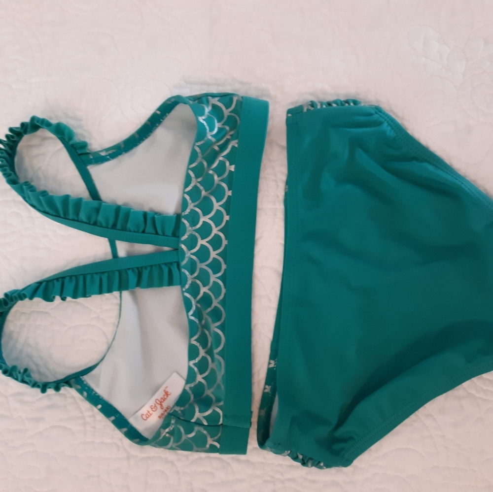 Mermaid 2 piece bathing suit